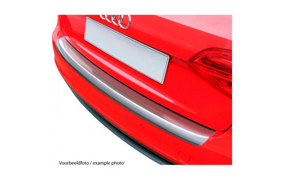 ABS Rear bumper protector suitable for Skoda Fabia IV 5 doors 2021- 'Brushed Alu' Look