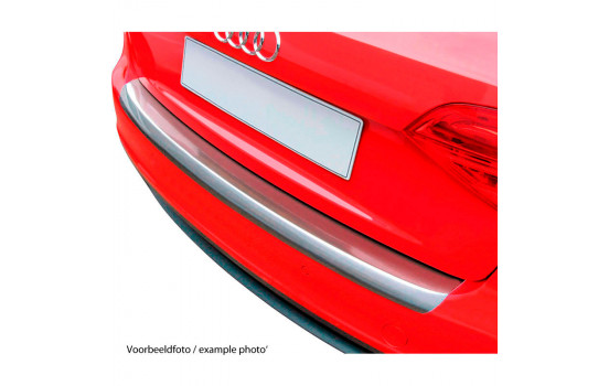ABS Rear bumper protector suitable for Volkswagen Polo VI 5-door Facelift 2021- 'Brushed Alu'
