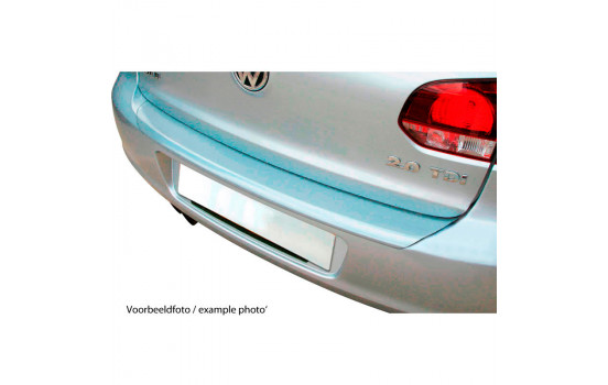 ABS Rear bumper protector suitable for Volkswagen Polo VI 5-door Facelift 2021- Silver