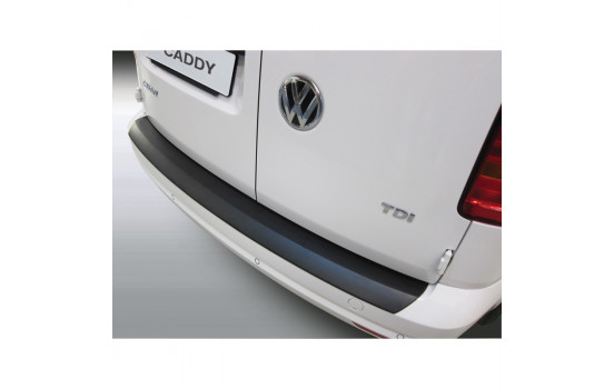 ABS Rear bumper protector Volkswagen Caddy / Maxi 6 / 2015- Black