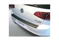 ABS Rear bumper protector Volkswagen Golf MK VII 3/5 doors 2013- Black