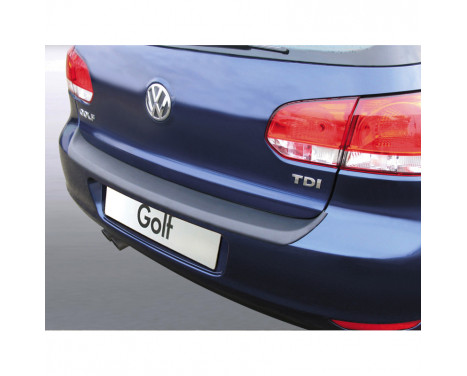 ABS Rear bumper protector Volkswagen Golf VI 2008-2012 Black