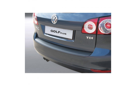 ABS Rear bumper protector Volkswagen Golf VI Plus 2009- Black