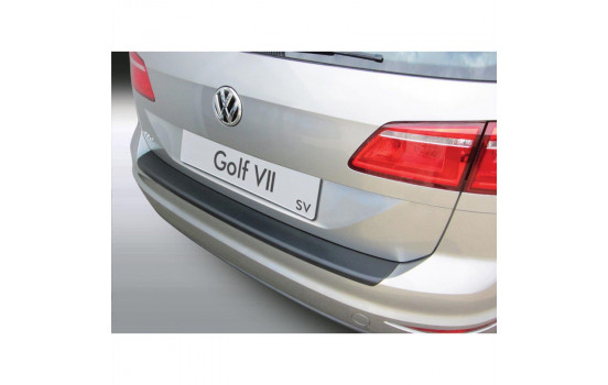 ABS Rear bumper protector Volkswagen Golf VII Sportsvan 5 / 2014- Black