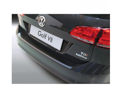 ABS Rear bumper protector Volkswagen Golf VII Variant 2013- Black