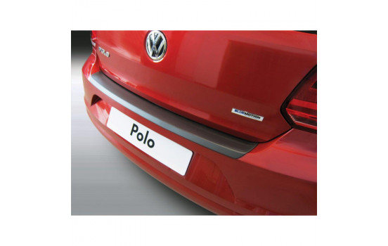 ABS Rear bumper protector Volkswagen Polo 6C 3/5 doors 7 / 2014- 9/2017 Black