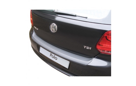 ABS Rear bumper protector Volkswagen Polo 6R 3/5 doors 2009-2014 Black
