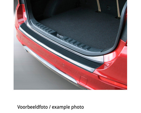 ABS Rear bumper protector Volkswagen Touareg (CR7) 2018- Carbon Look, Image 2