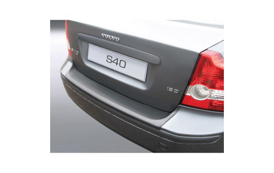 ABS Rear bumper protector Volvo S40 2004-2007 Black