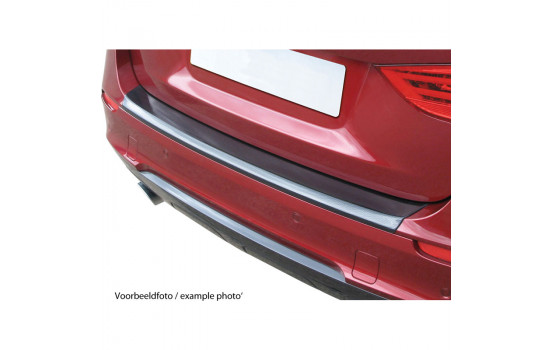 ABS Rear bumper protector Volvo XC60 6 / 2013- Carbon Look 'Ribbed'