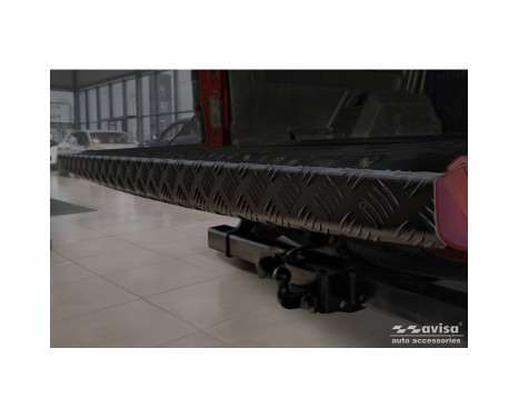 Aluminum Pickup Tailgate Trim Molding Fits Ford Ranger 2011-2022 - Black, Image 4