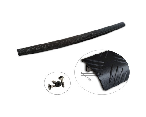 Aluminum Pickup Tailgate Trim Molding Fits Ford Ranger 2011-2022 - Black, Image 6