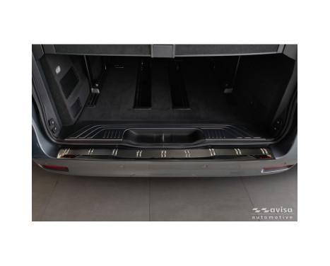Avisa Black Stainless Steel Rear Bumper Protector suitable for Mercedes Vito III & V-Class (W447) 2014-, Image 3