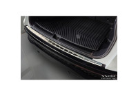 Avisa Chrome Stainless Steel Rear Bumper Protector Fits Audi Q5 (GUB) 2025- 'Ribs'