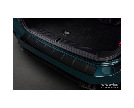 Avisa Matte Black Stainless Steel Rear Bumper Protector BMW 5 Series Touring (G61) 2024- incl. M-Sport