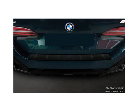 Avisa Matte Black Stainless Steel Rear Bumper Protector BMW 5 Series Touring (G61) 2024- incl. M-Sport, Image 4