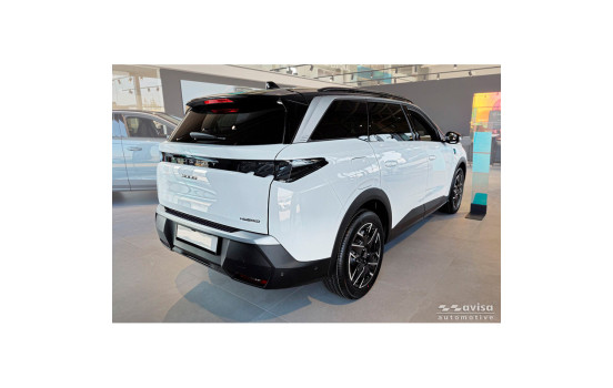 Avisa Matte Black Stainless Steel Rear Bumper Protector suitable for Peugeot 5008 III 2024- 'Ribs', Image 5