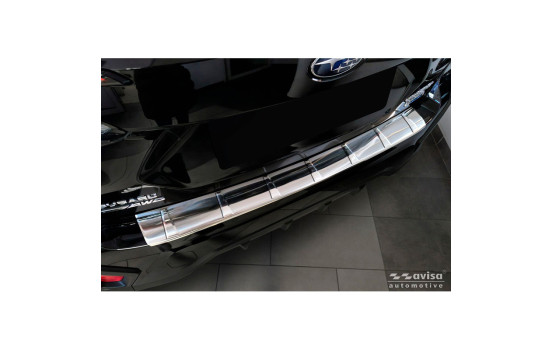 Avisa stainless steel rear bumper protector suitable for Subaru Crosstrek III 2023- 'Ribs', Image 2