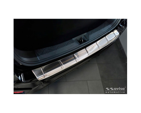 Avisa stainless steel rear bumper protector suitable for Subaru Crosstrek III 2023- 'Ribs', Image 4