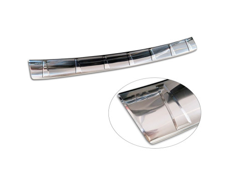 Avisa stainless steel rear bumper protector suitable for Subaru Crosstrek III 2023- 'Ribs', Image 6