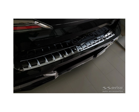 Black Chrome Stainless Steel Bumper Protector Fits BMW 7-Series (G70) 2023- with M-Package 'Ribs'