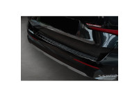 Black-Chrome Stainless Steel Bumper Protector Fits BMW X1 (U11) 2022- 'Ribs'