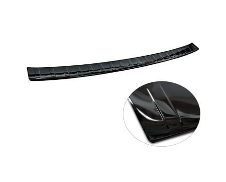Black-Chrome Stainless Steel Bumper Protector Fits BMW X1 (U11) 2022- 'Ribs', Image 6
