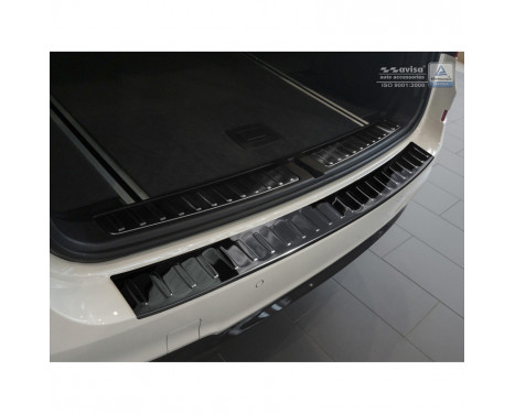 Black Chrome Stainless Steel Bumper Protector Fits BMW X3 F25 2014-2017 'Ribs'