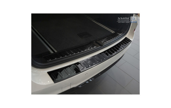 Black Chrome Stainless Steel Bumper Protector Fits BMW X3 F25 2014-2017 'Ribs'