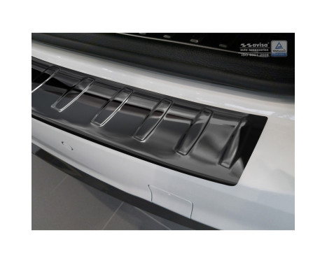 Black Chrome Stainless Steel Bumper Protector Fits BMW X3 F25 2014-2017 'Ribs', Image 4