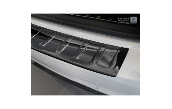 Black Chrome Stainless Steel Bumper Protector Fits BMW X3 F25 2014-2017 'Ribs', Image 4