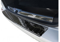 Black-Chrome Stainless Steel Bumper Protector Fits Volkswagen Transporter T6 2015- (with Tailgate)