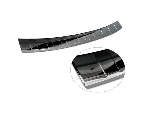 Black Chrome Stainless Steel Bumper Protector Fits Volvo V60 II / V60 II Cross Country 2018- & V60, Image 6