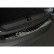 Black Chrome Stainless Steel Rear Bumper Protector Opel Crossland X 2017- 'Ribs'