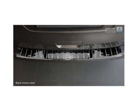Black-Chrome Stainless Steel Rear Bumper Protector suitable for Citroën Spacetourer / Peugeot Traveler / Toyot, Image 2