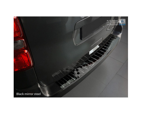Black-Chrome Stainless Steel Rear Bumper Protector suitable for Citroën Spacetourer / Peugeot Traveler / Toyot, Image 4