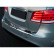 Black-Chrome Stainless Steel Rear Bumper Protector suitable for Mercedes E-Class W212 Kombi 2013-2016 'Ribs'