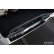 Black-Chrome Stainless Steel Rear Bumper Protector suitable for Mercedes Vito / V-Class 2014- 'Ribs' 'XL'