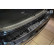Black Chrome Stainless Steel Rear Bumper Protector Volkswagen Touran III 2015- 'Ribs'