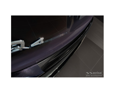 Black stainless steel bumper protector suitable for Audi Q4 E-Tron 2021-, Image 3