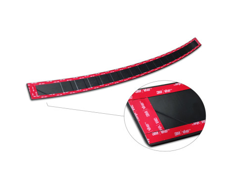 Black stainless steel bumper protector suitable for BMW X5 F15 2013-2018 with M-Package 'Ribs', Image 6