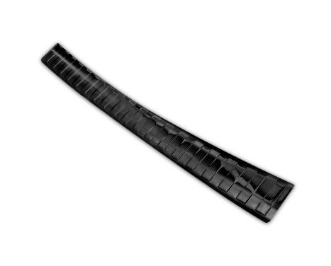 Black stainless steel bumper protector suitable for Citroën Berlingo (Multispace) & Peugeot Partner, Image 5