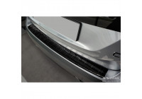 Black stainless steel bumper protector suitable for Citroën C4 & e-C4 2020- 'Ribs'