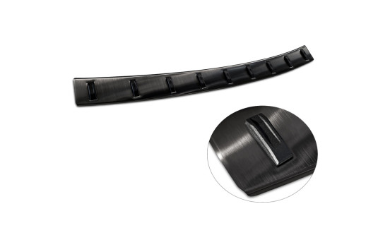 Black stainless steel bumper protector suitable for Dacia Duster 2010-2013 & Facelift 2013-2017 'STRONG EDI, Image 5