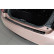 Black stainless steel bumper protector suitable for Fiat 500e Berlina 3-door 2020- 'Ribs', Thumbnail 2