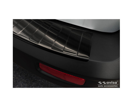 Black stainless steel bumper protector suitable for Ford Tourneo Connect/Transit Connect 2014-2017 & FL 201, Image 4