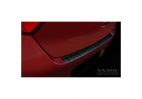 Black stainless steel bumper protector suitable for Hyundai i10 HB 5-door 2019- 'Ribs'