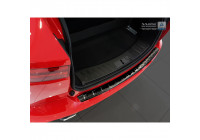 Black stainless steel bumper protector suitable for Jaguar E-Pace 2017- 'Ribs'