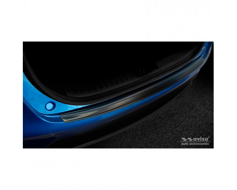 Black stainless steel bumper protector suitable for Kia XCeed 2019-