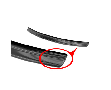 Black stainless steel bumper protector suitable for Kia XCeed 2019-, Image 5